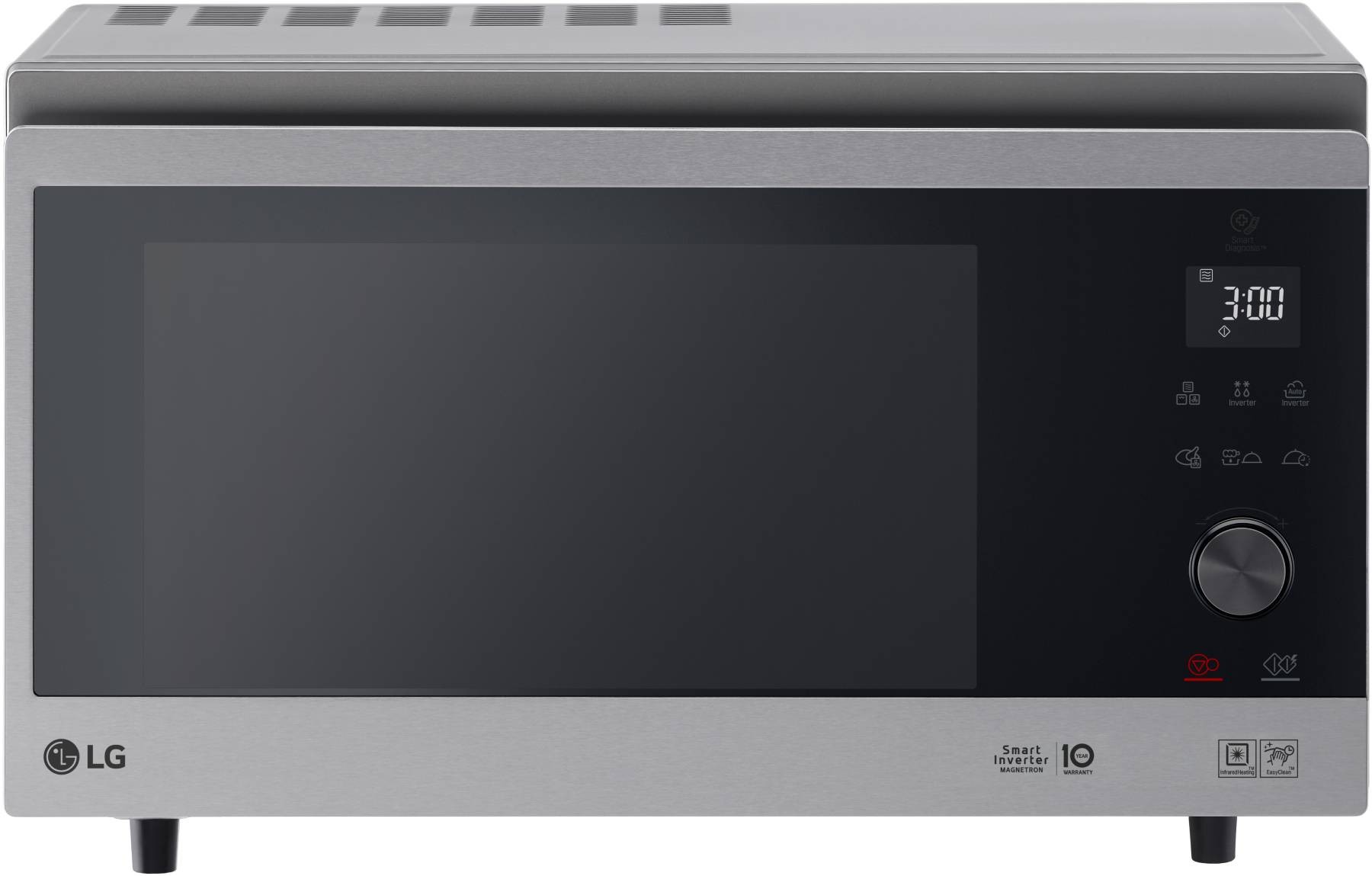 LG Micro ondes Combiné Multifonction 1100W 39L Gris - MJ3965ACS