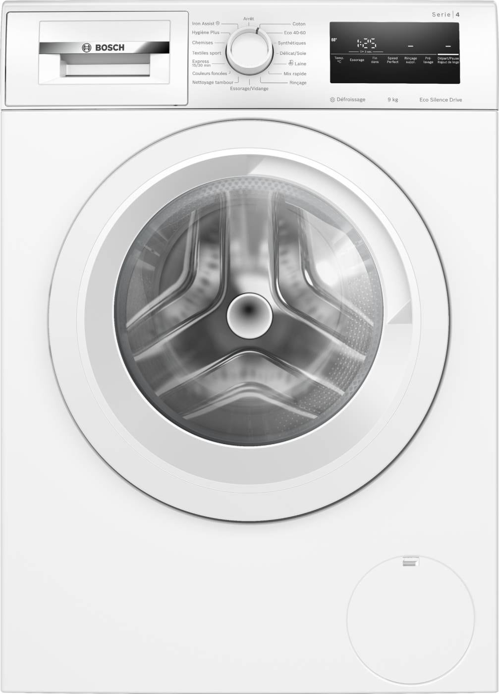 Lave linge Frontal BOSCH 9kg 1200trs/min Blanc WAN24209FR