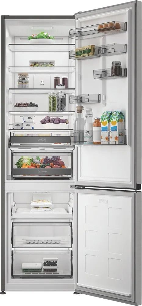 Réfrigérateur congélateur bas WHIRLPOOL 415L No Frost Inox - WHK26412X5EE