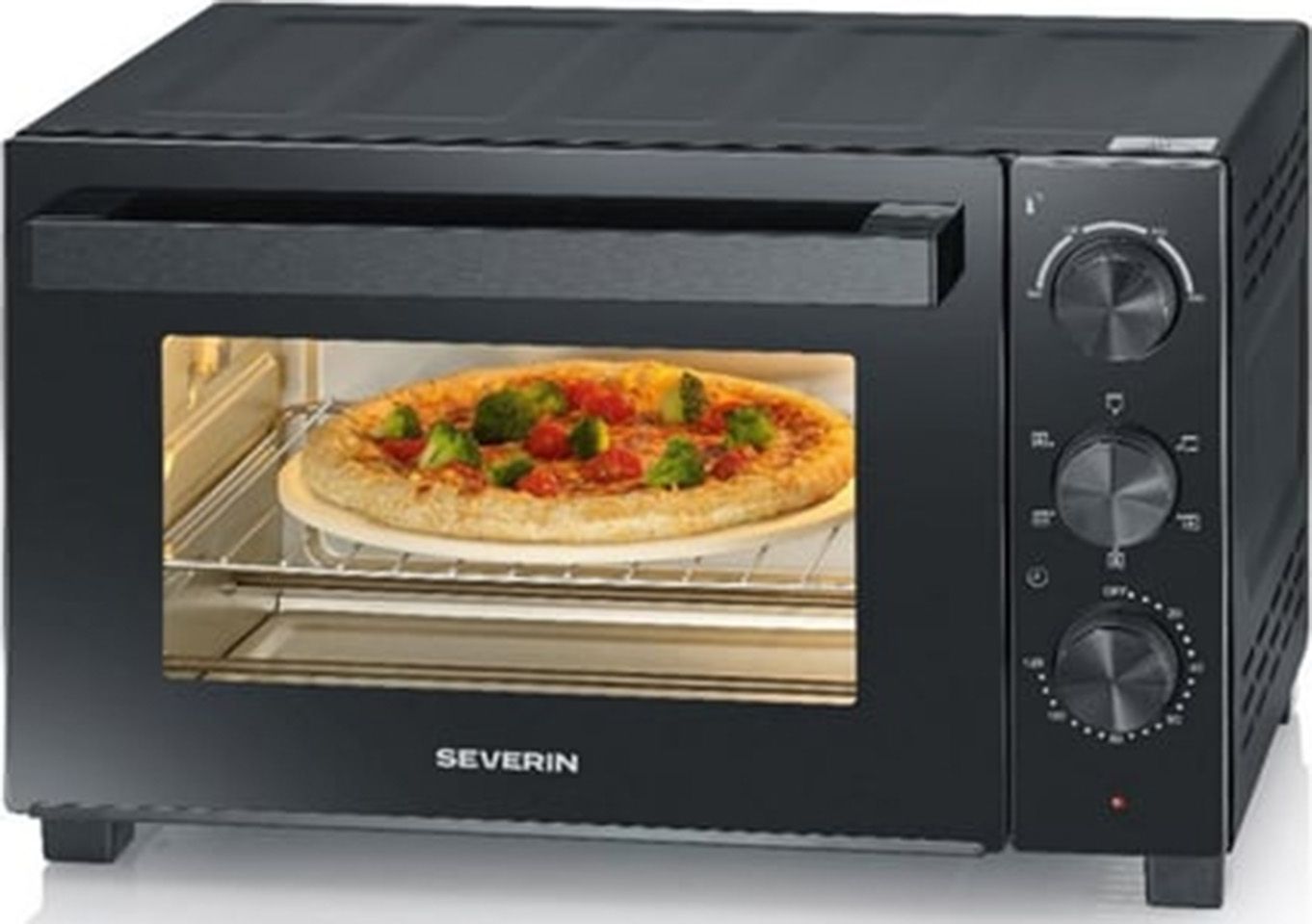 Mini four SEVERIN 30 L Chaleur tournante Noir - TO2075