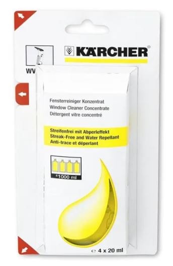 Accessoire nettoyeur KARCHER Nettoyant vitres 4x20ml 62953020