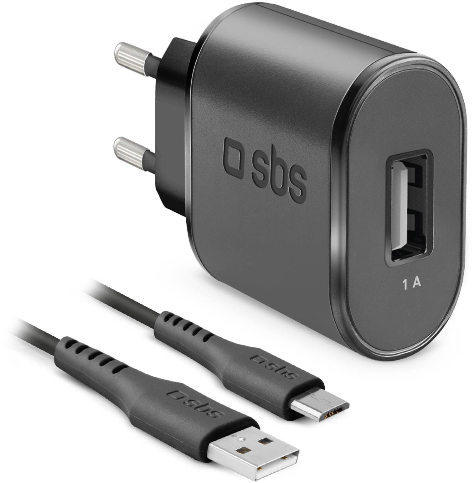 SBS Chargeur secteur Kit de chargement Micro USB - CHARG-USB-MICROUSB