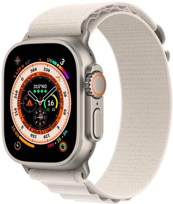 APPLE Montre connectée Apple Watch Ultra GPS + Cellular 49mm  WATCHULTRA-MQFQ3NF