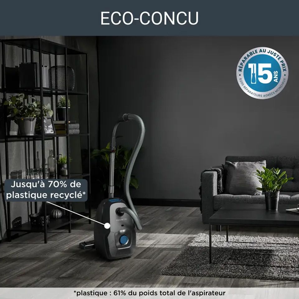 Aspirateur traîneau ROWENTA Green Force Max 750W Noir - RO4931EA