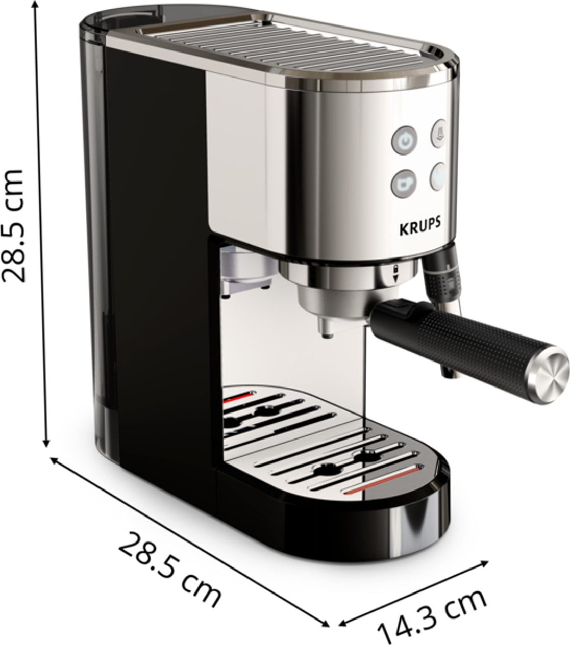 Expresso KRUPS Buse vapeur Inox - XP444C10