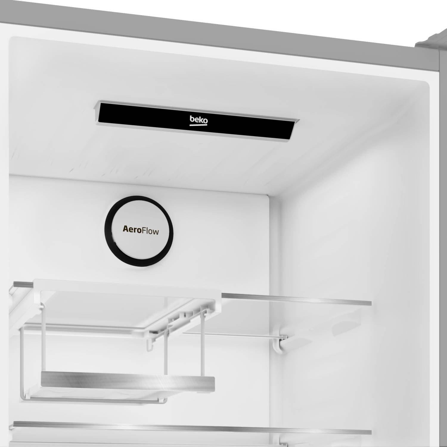 Réfrigérateur congélateur bas BEKO Froid ventilé, 355L, Gris - B5RCNE405HXB Réfrigérateur congélateur bas BEKO Froid ventilé, 355L, Gris - B5RCNE405HXB