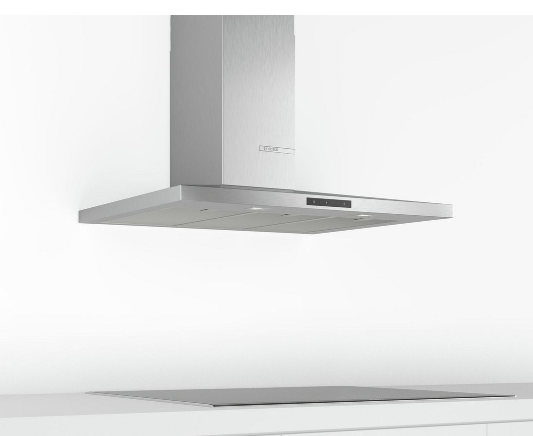 BOSCH Hotte decorative murale Série 4 TouchSelect 90cm 70dB Inox - DWQ96DM50