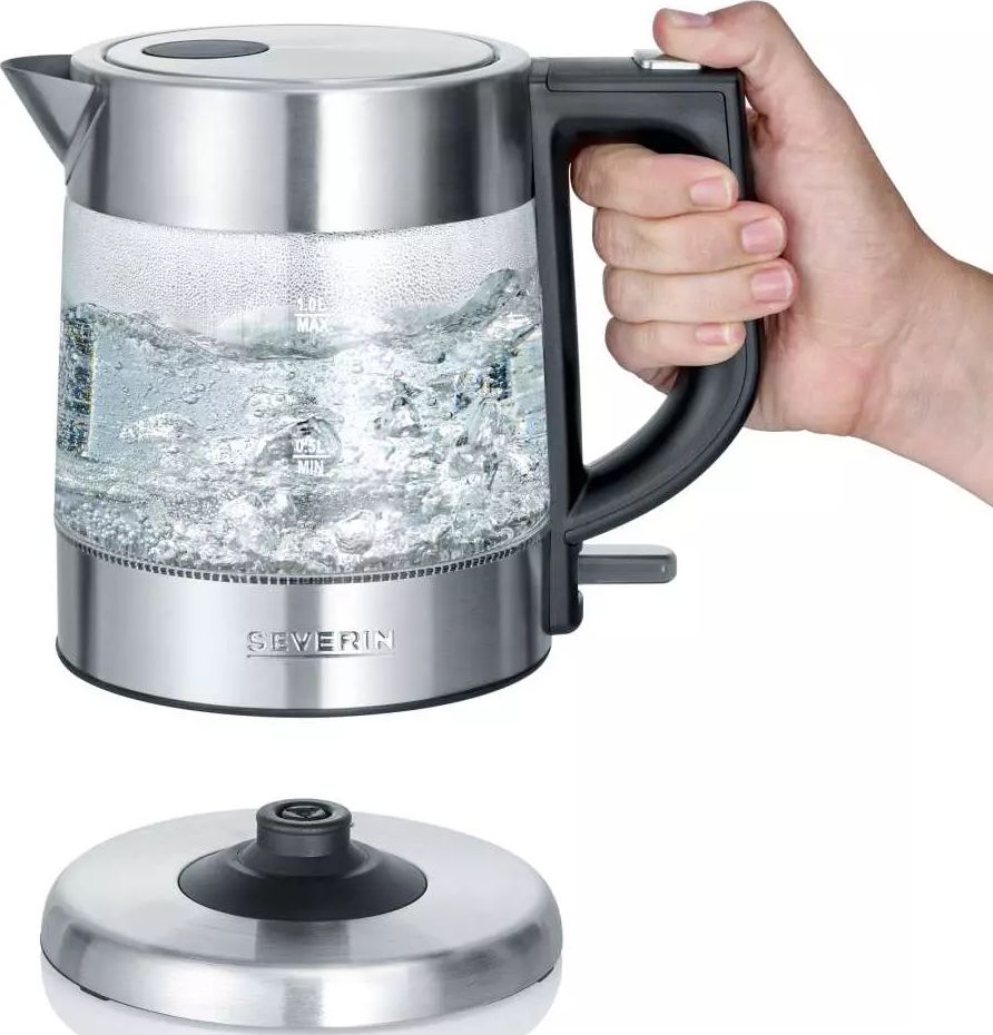 Bouilloire SEVERIN Verre 1L 2200W Inox - 3468