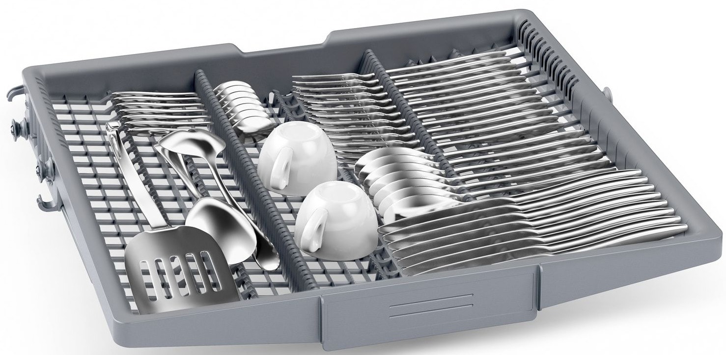 Lave vaisselle encastrable 60 cm BOSCH Connecté 14 couverts 40dB Inox - SMI6ZCS10E