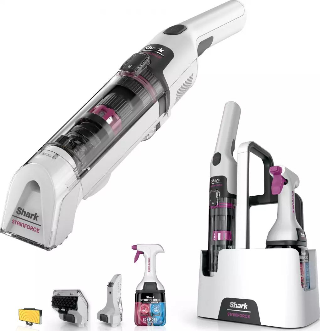 Nettoyeur textile SHARK Sans fil 1000W Blanc HX100EUT