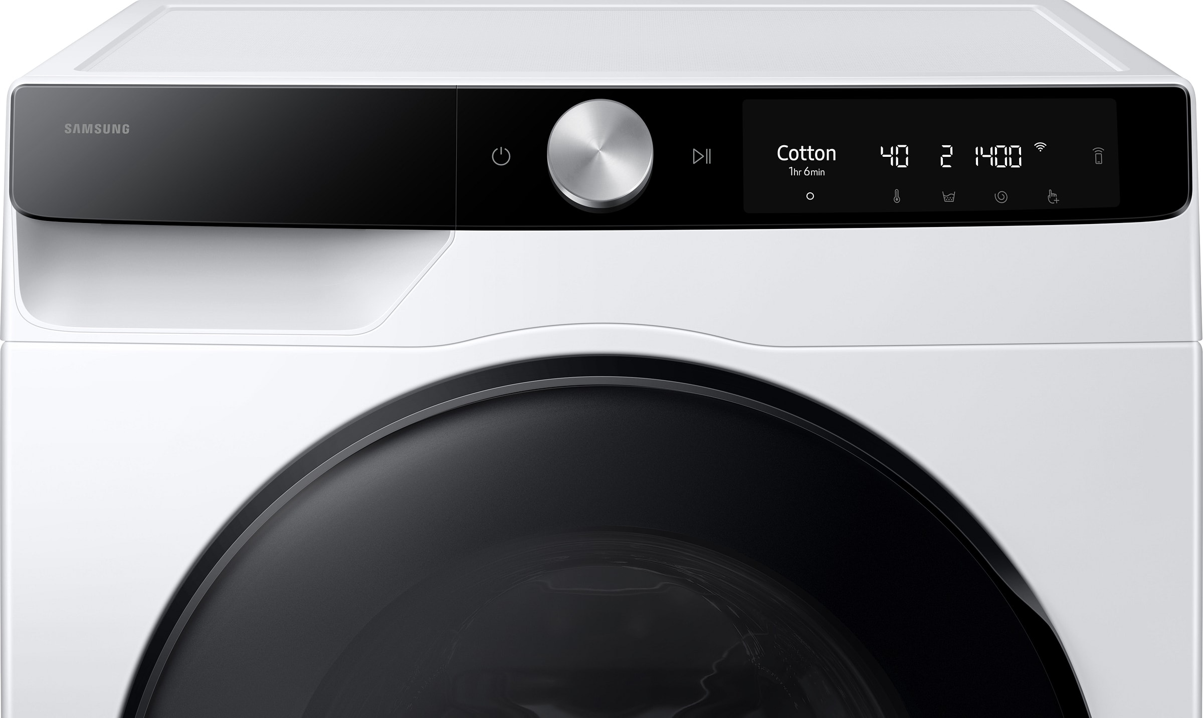 Lave linge sechant Frontal SAMSUNG 11kg 1400trs/min Blanc - WD11DG6B85BK