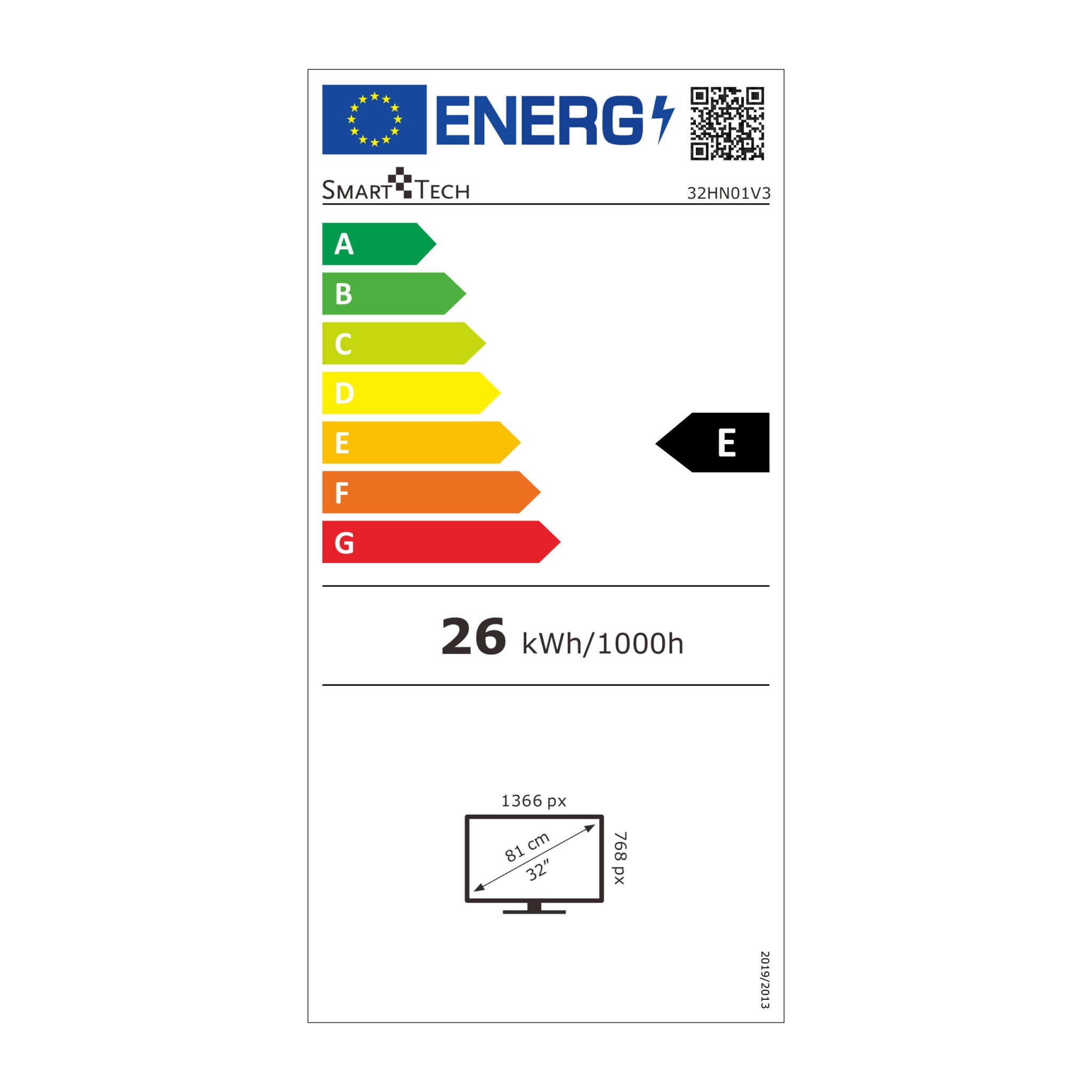 TV LED 81 cm SMART TECH , 32" - 32HN01V3 TV LED 81 cm SMART TECH , 32" - 32HN01V3