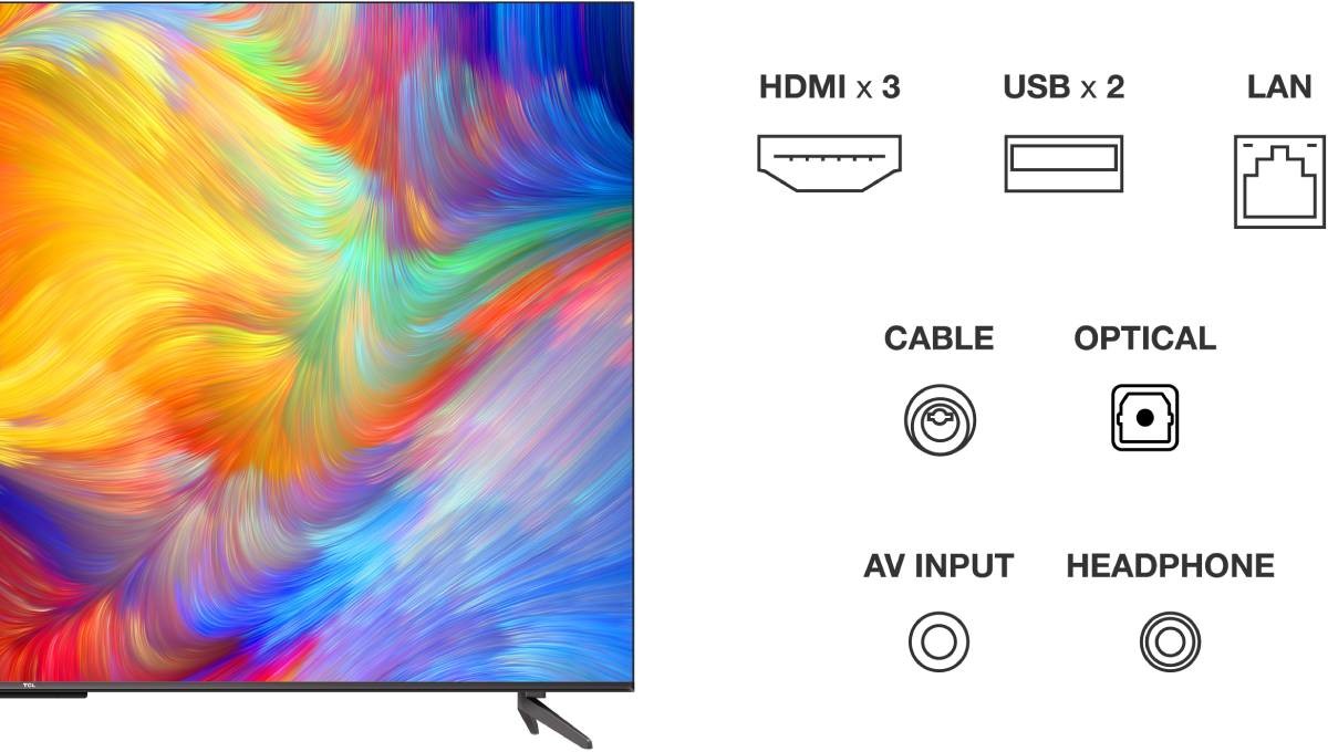 TCL TV LED 4K 127 cm 50" - 50P731