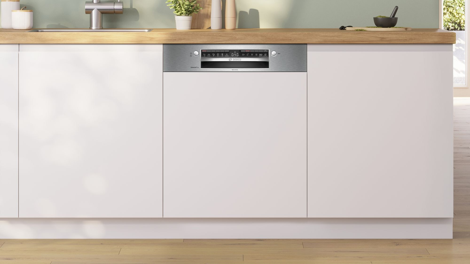 Lave vaisselle encastrable 60 cm BOSCH Connecté 14 couverts 42dB Inox - SMI4HCS07E