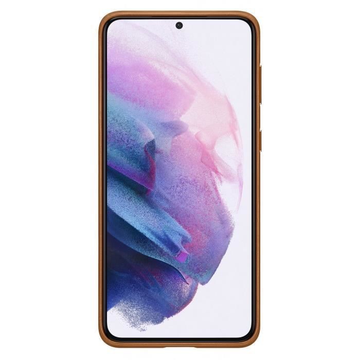 Coque smartphone SAMSUNG Galaxy S21+ Cuir Brun - EF-VG996LA