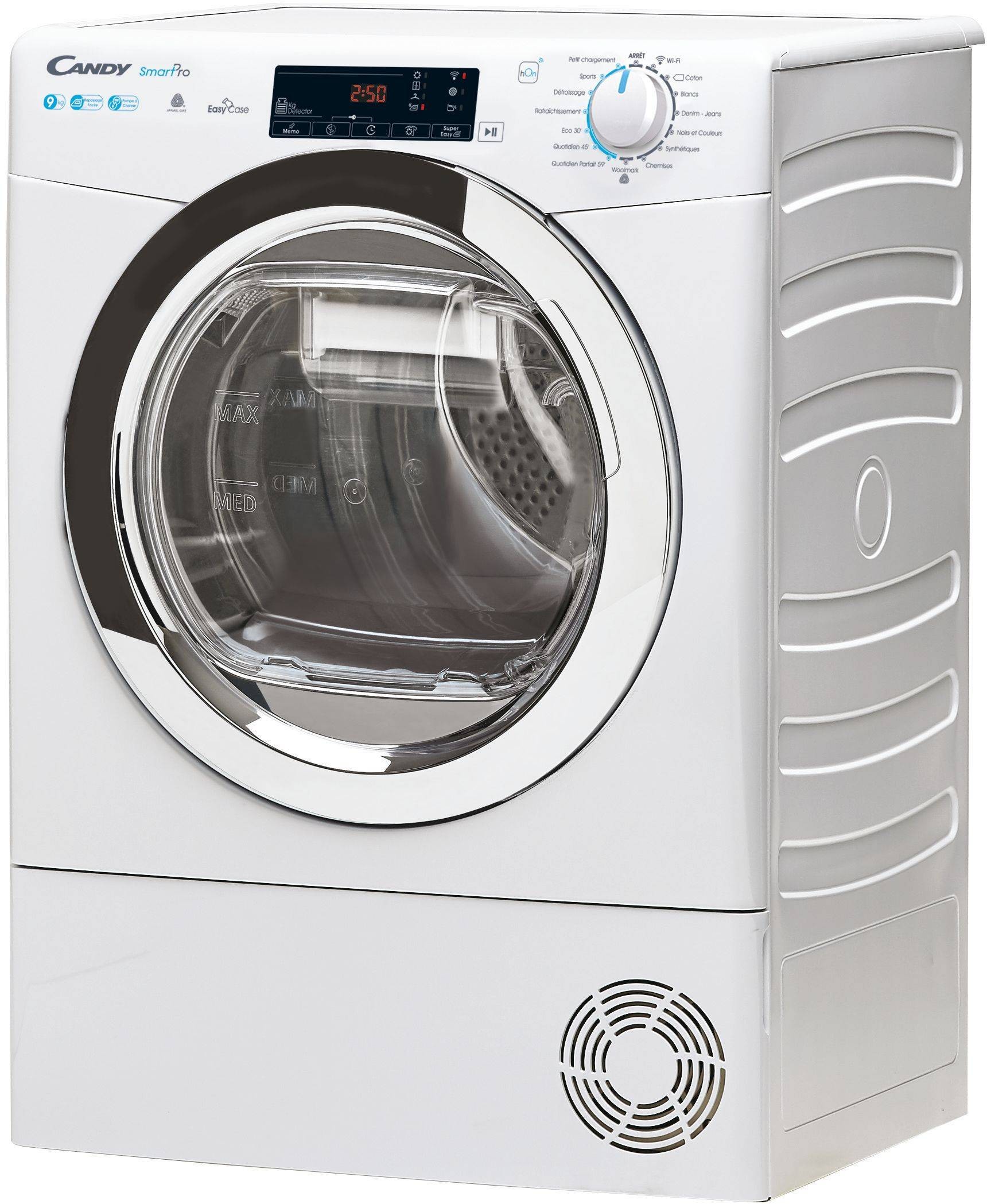 Sèche linge Condensation CANDY , 15 programmes, 9kg, Blanc - CSOEH9A2TCE-47