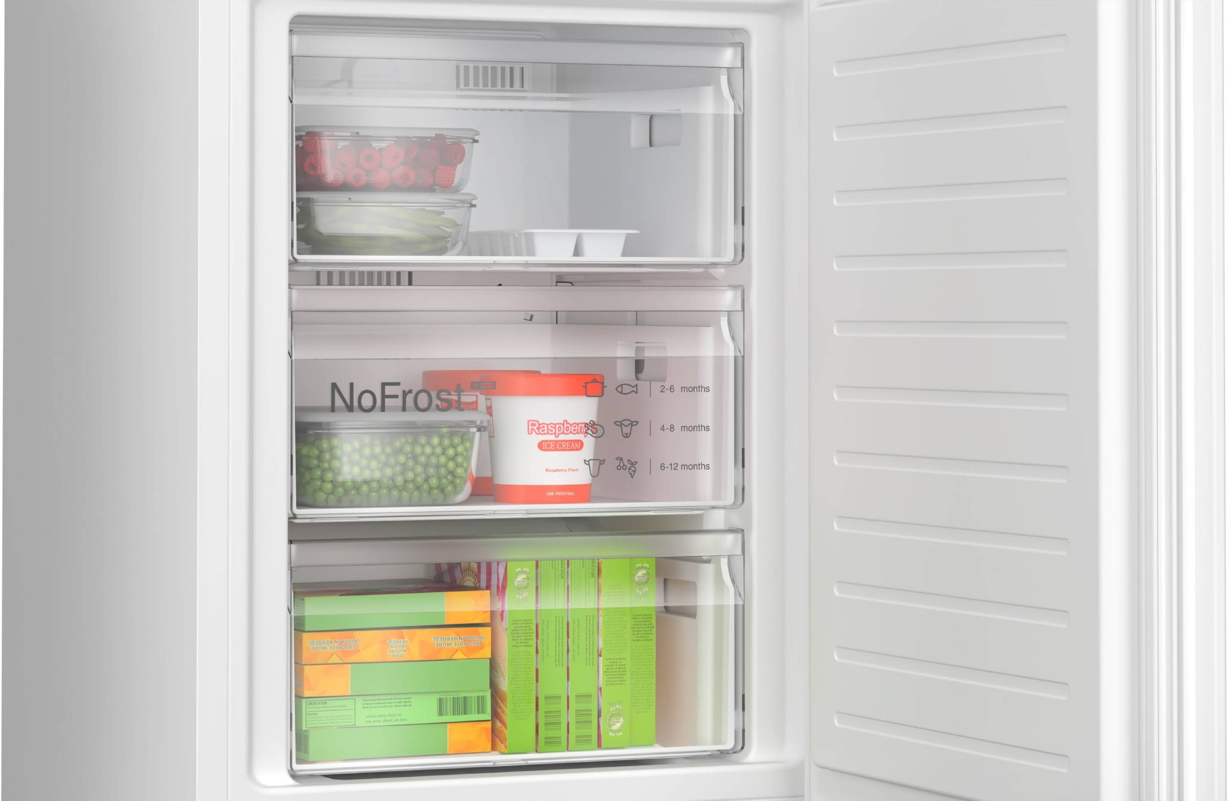 BOSCH Réfrigérateur congélateur bas  - KGN392WCF