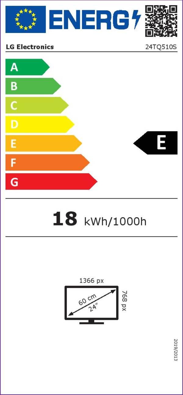 TV LED 60 cm LG , 24" Noir - 24TQ510S-PZ