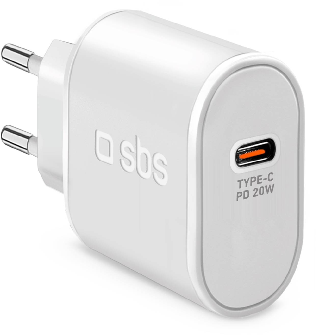 SBS Chargeur secteur Chargeur Power Delivery 20 W USB C - CHARGEURPOWER-20W