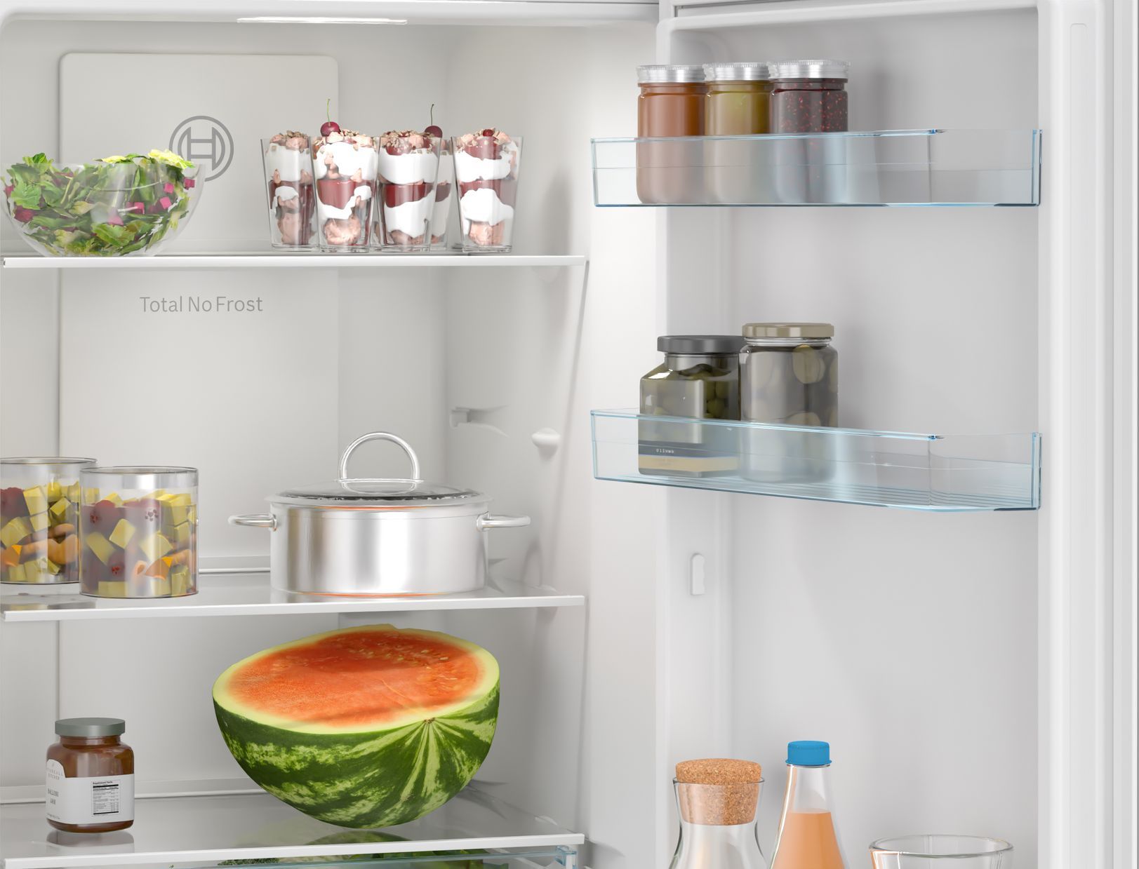 Réfrigérateur congélateur bas BOSCH 279L No Frost Blanc - KGN33NWDA