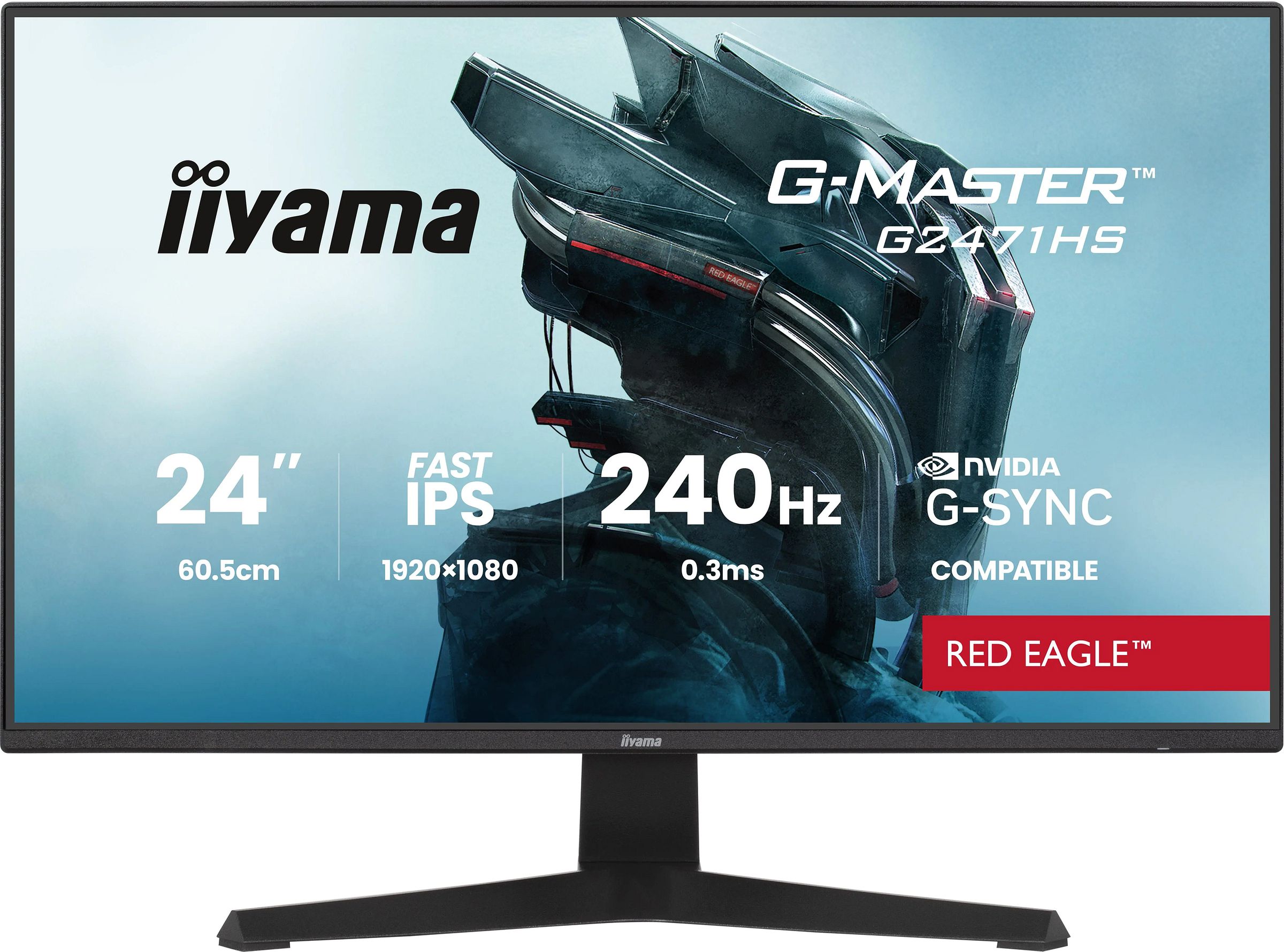 Ecran 24 pouces Full HD IIYAMA IPS HDMI DisplayPort Noir IIG2471HSB1