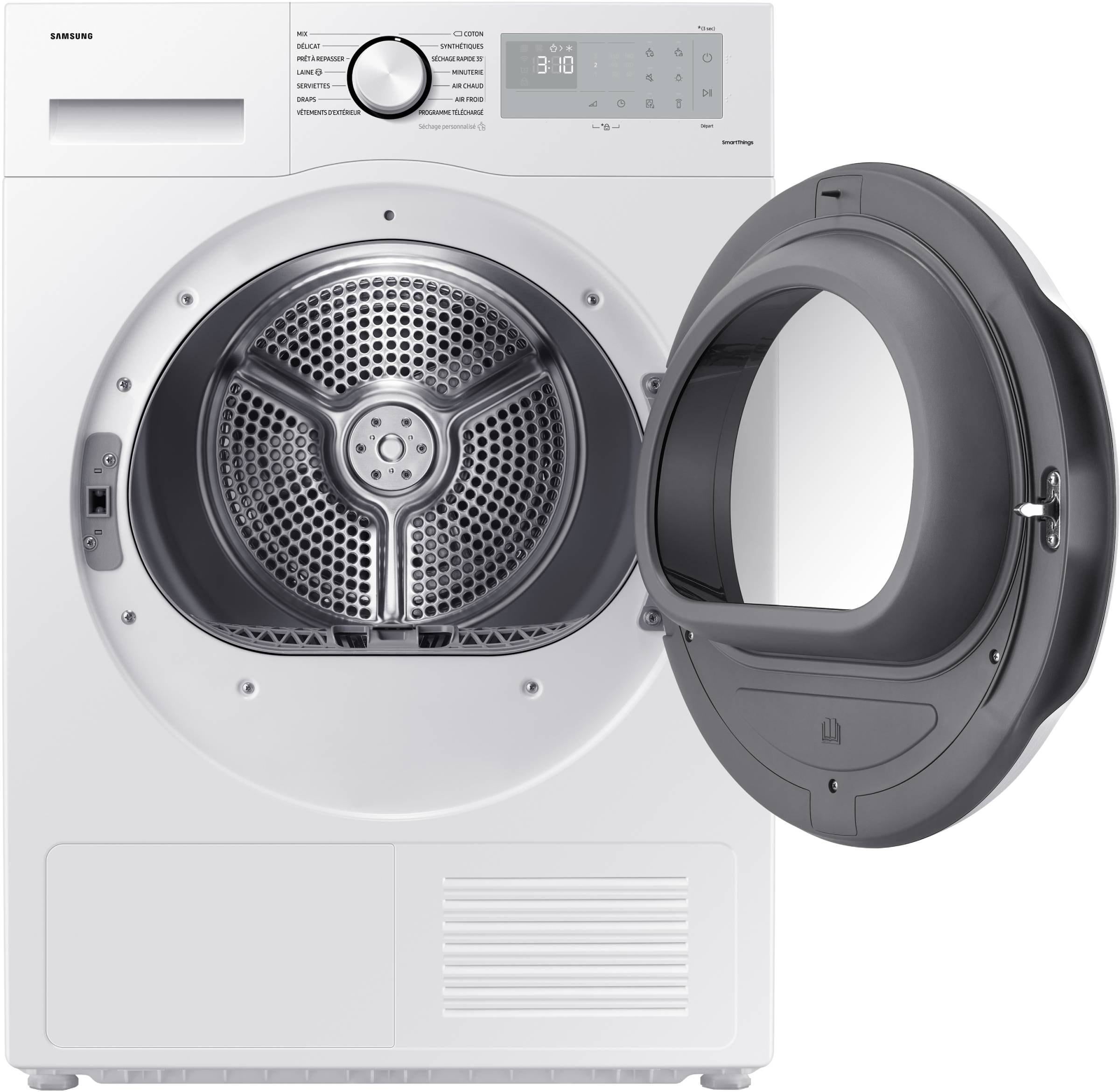 Sèche-linge pompe à chaleur SAMSUNG Quick Dry SmartThings 8kg - DV80CGC0B0TH