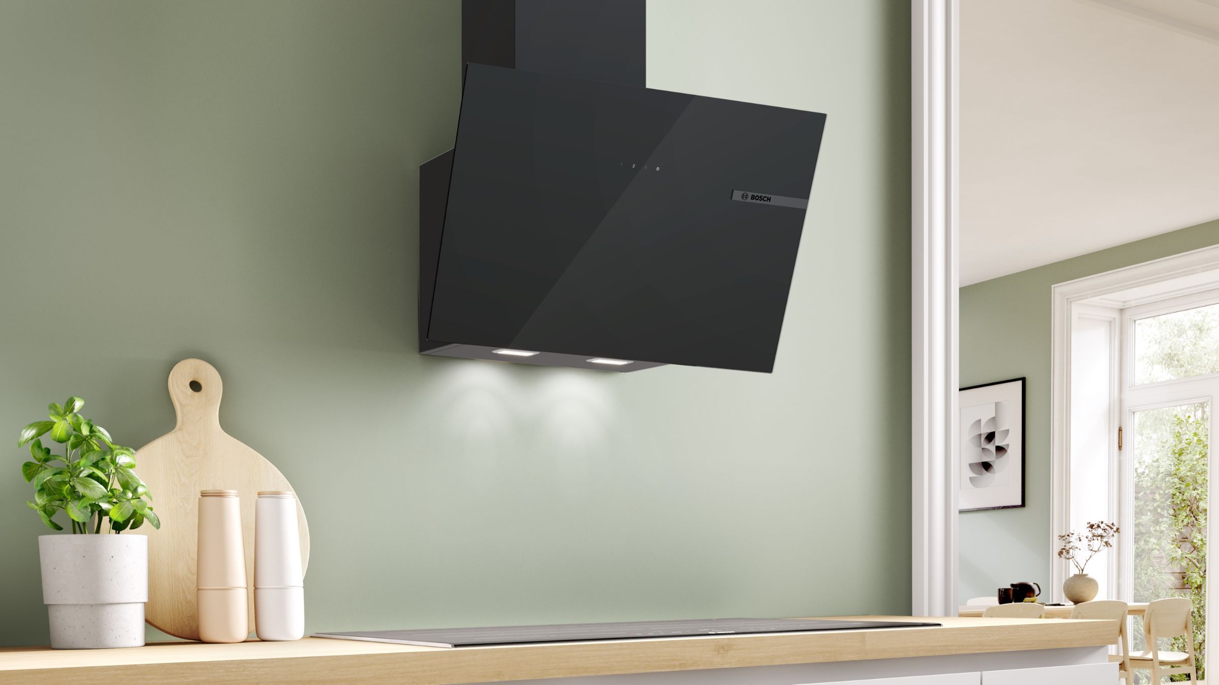 Hotte decorative murale BOSCH  - DWK65DF61