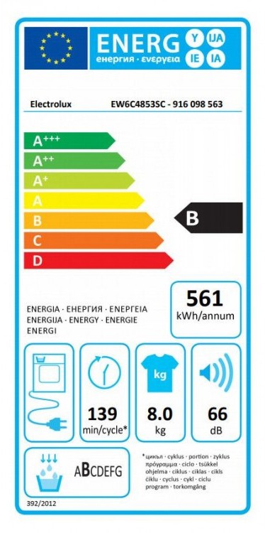 ELECTROLUX Sèche linge Condensation 8kg