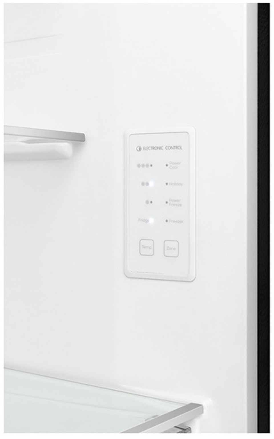 Réfrigérateur congélateur bas TCL Froid ventilé 340L Gris - RF340BWE0