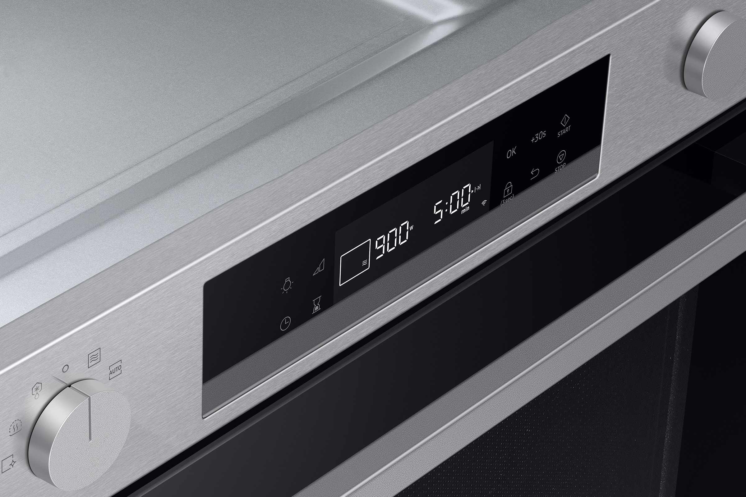 Micro ondes Encastrable SAMSUNG Série 4 SteamClean WiFi 1650W 50L Inox - NQ5B4513GBS Micro ondes Encastrable SAMSUNG Série 4 SteamClean WiFi 1650W 50L Inox - NQ5B4513GBS