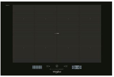 Plaque induction WHIRLPOOL 6ème Sens 2 Foyers 80cm Noir SMP778CNEIXL