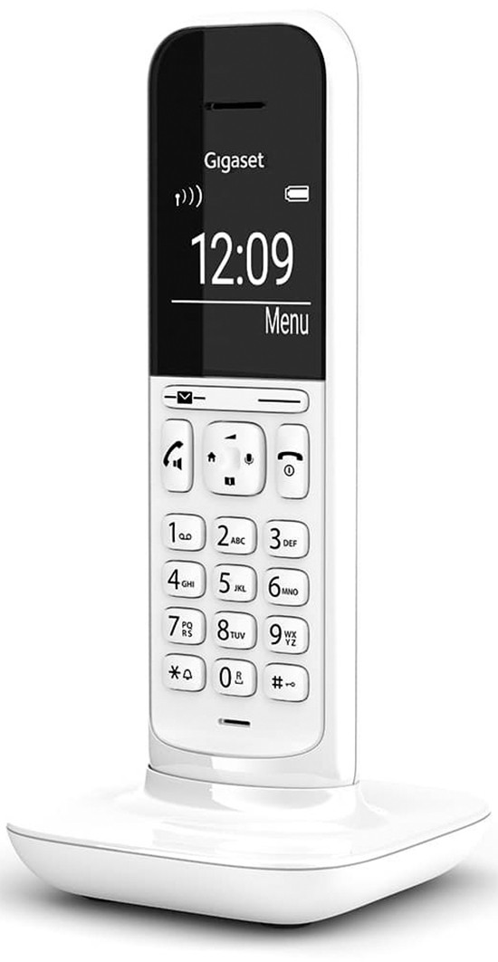 SIEMENS GIGASET Téléphone sans fil CL390-BLANC