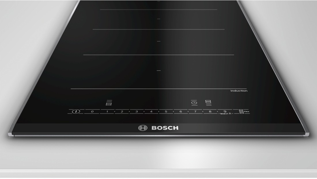 Domino induction BOSCH 2 foyers 30 cm Noir - PXX375FB1E