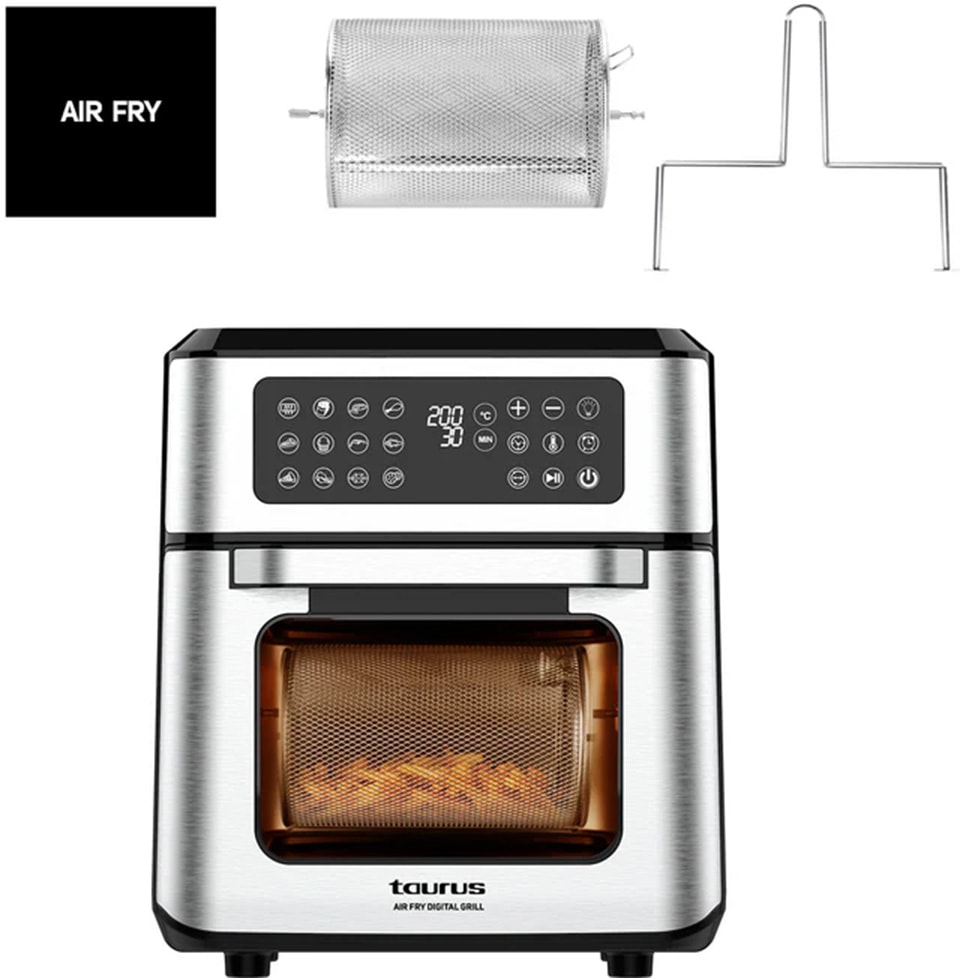 Friteuse à air chaud TAURUS Digital Grill 12L 1800W 12 programmes - DIGITALGRILL