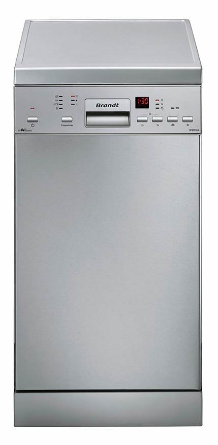 Lave vaisselle 45 cm BRANDT 47dB 10 couverts gris - DFS1010X