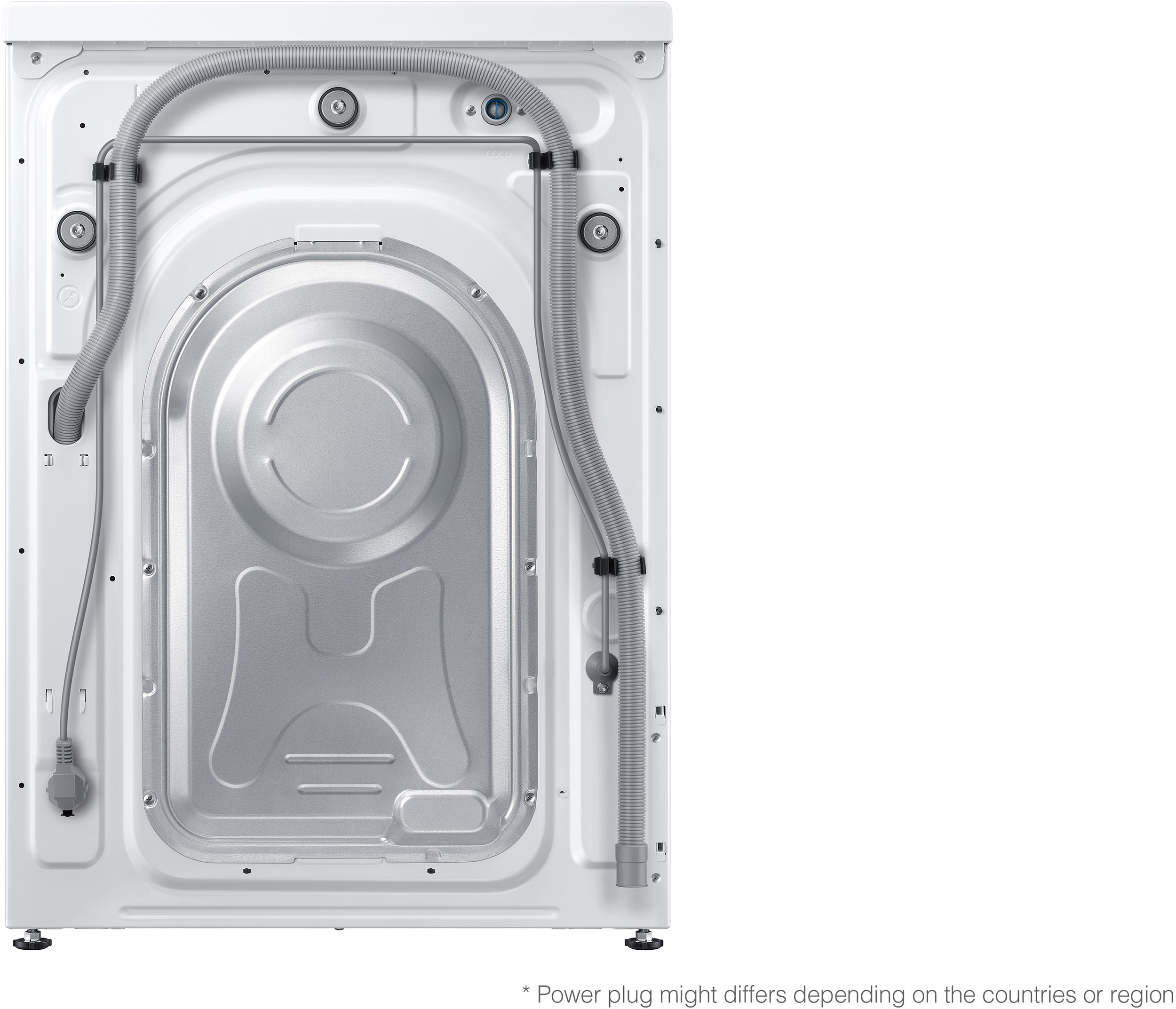 Lave linge Frontal SAMSUNG ecobubble 9kg Blanc - WW90T634DHES3