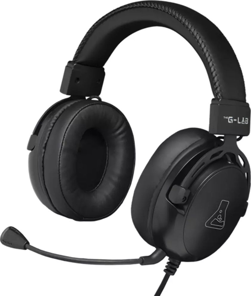 Micro-Casque gaming THE G-LAB Filaire Stéréo Noir KORP-TITANIUM