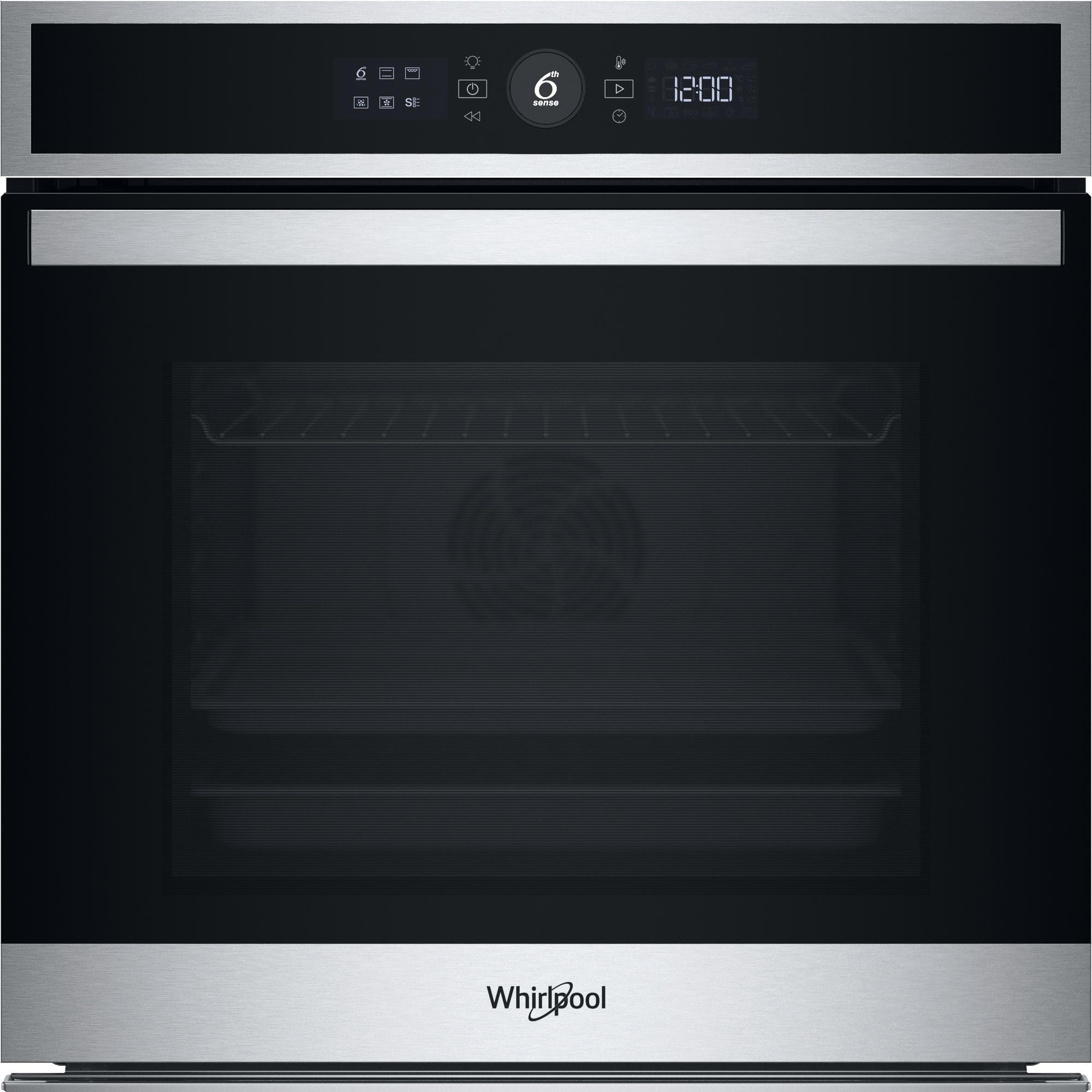 Four encastrable pyrolyse WHIRLPOOL Chaleur pulsée 73L Inox WOI4IS8PM0XAF