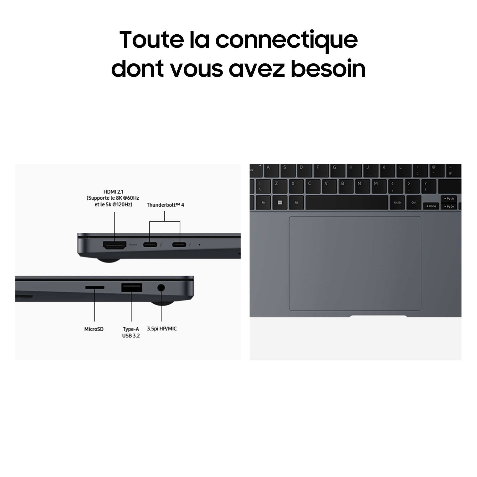 Ordinateur portable tactile SAMSUNG  - NP960XGL-XG1FR
