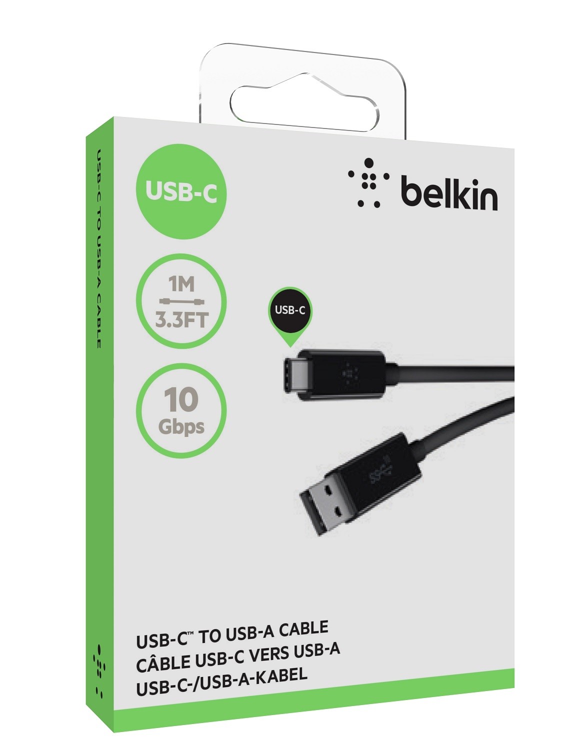 BELKIN Câble USB F2CU029BT1M-BLK