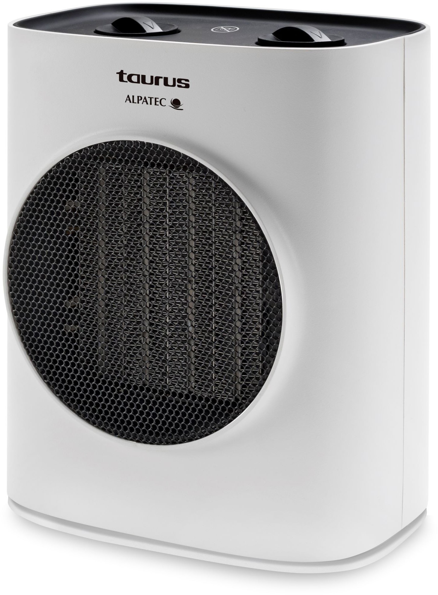Radiateur soufflant TAURUS ALPATEC 1500W 15m² Blanc et noir - TROPICANO7CR