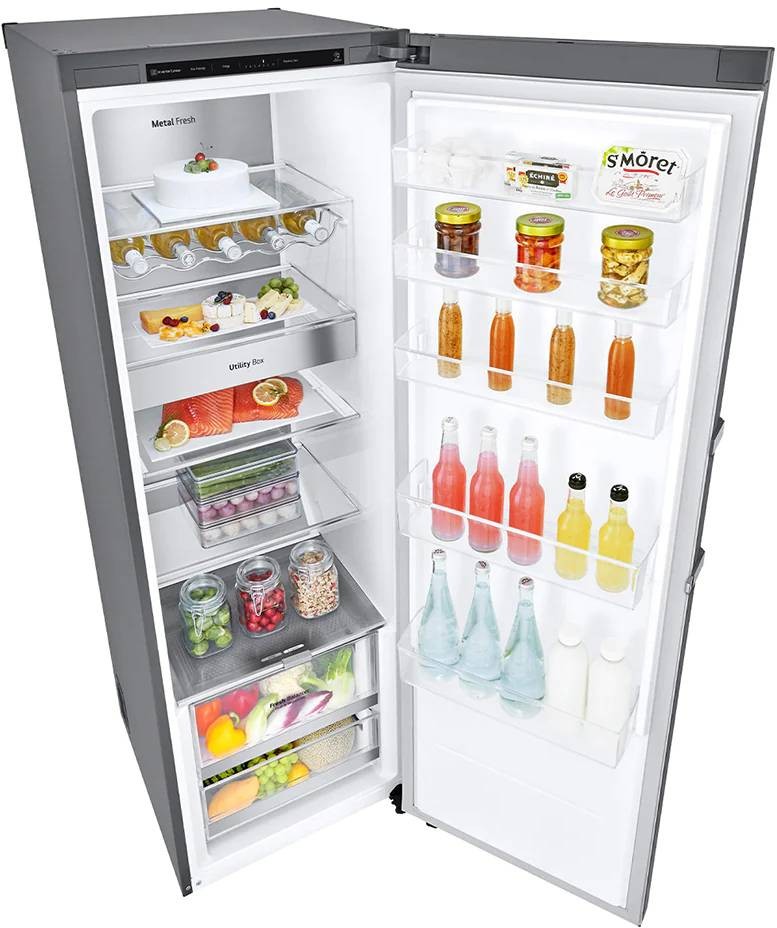 LG Réfrigérateur 1 porte Total No Frost Door cooling 386L Inox - GLT71PZCSE