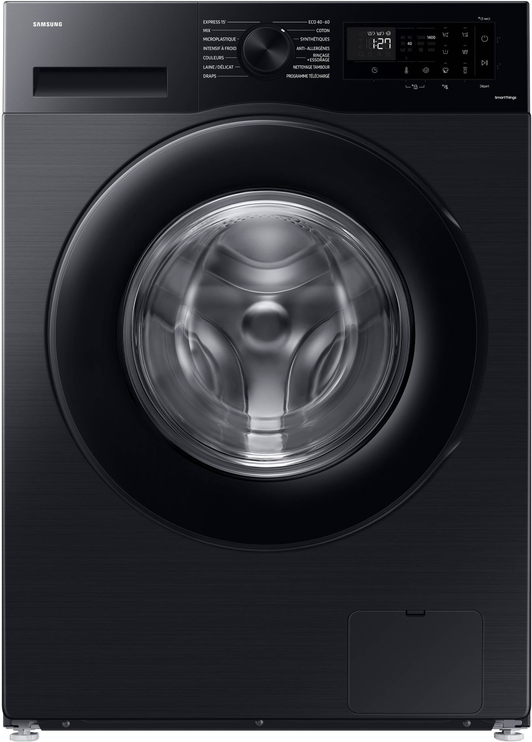Lave linge Frontal SAMSUNG Ecobubble 9kg Noir WW90CGC04DAB