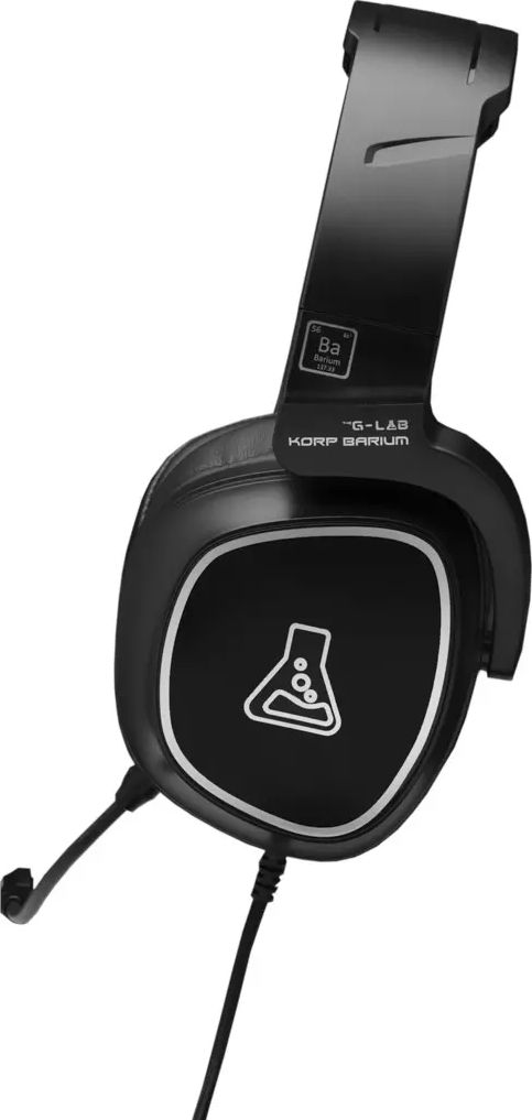 Micro-Casque gaming THE G-LAB Stéréo Filaire 50mm Noir - KORP-BARIUM-BLACK