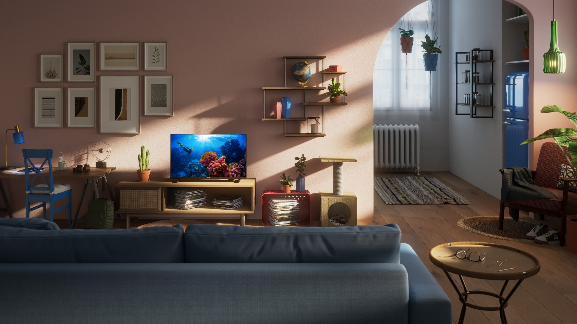 TV LED 60 cm PHILIPS , Smart TV, 60Hz, 24" - 24PHS6808/12