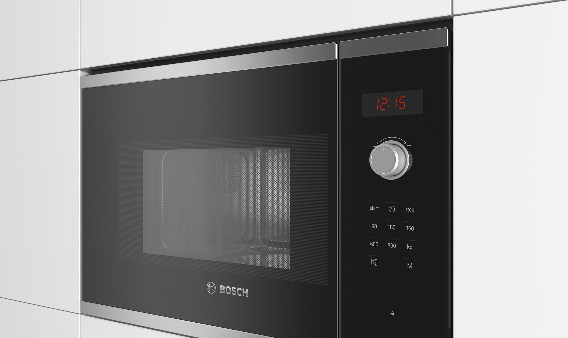 Micro ondes Encastrable BOSCH 800W 20L Inox - BFL523MS0