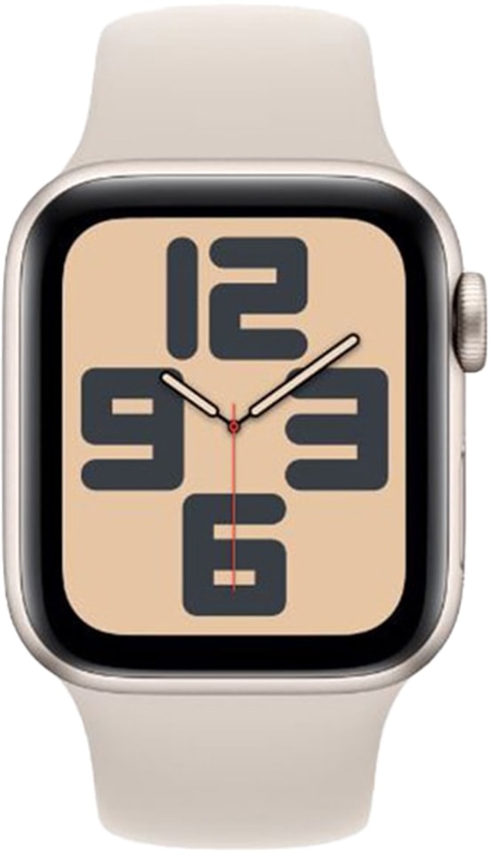 Montre connectée APPLE Watch SE GPS + Cellular 44mm Aluminium Lumière stellaire - WATCHSE-MRGX3QF-2023