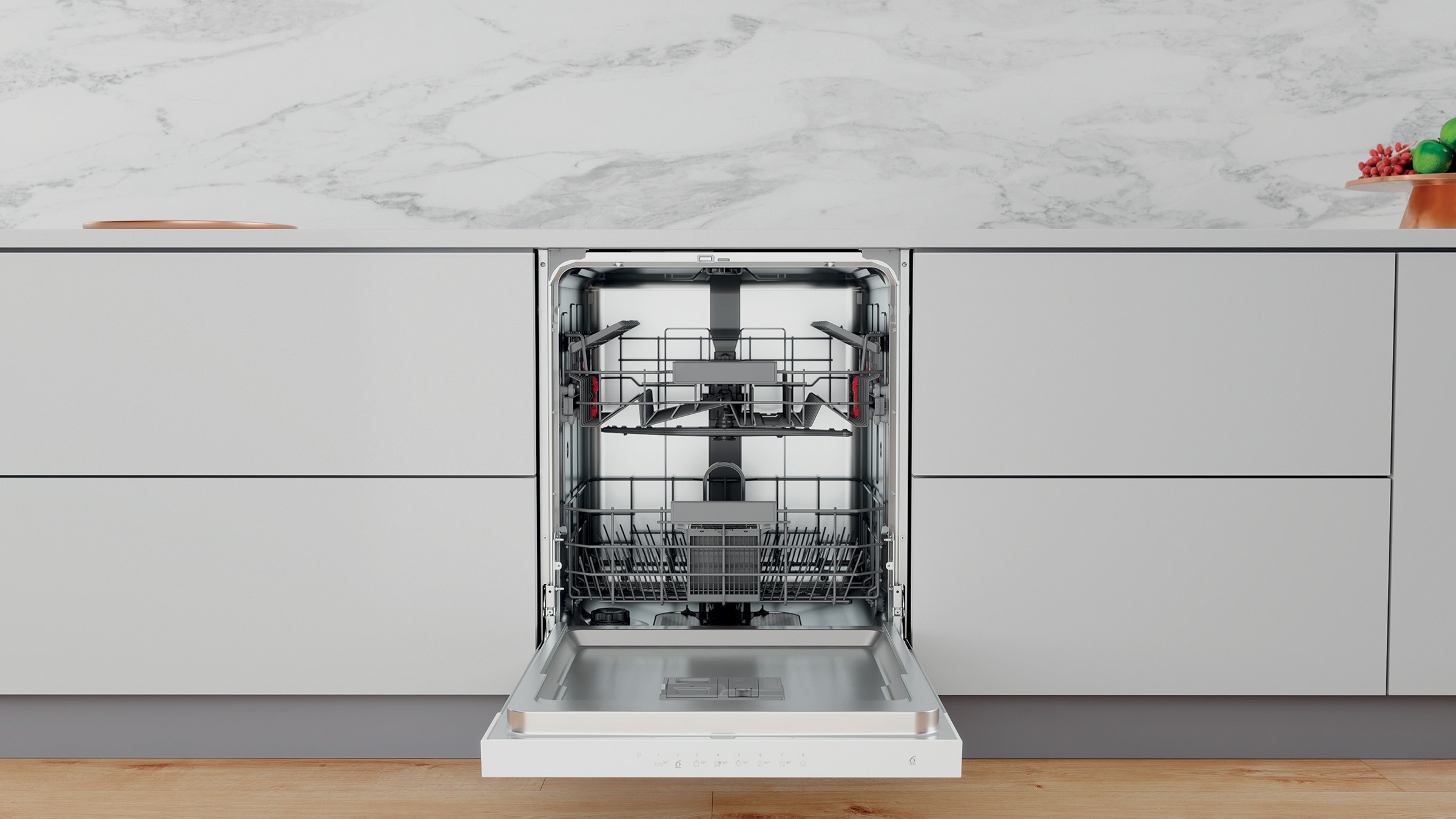 Lave vaisselle integrable 60 cm WHIRLPOOL 14 couverts - WBC3C26 Lave vaisselle integrable 60 cm WHIRLPOOL 14 couverts - WBC3C26