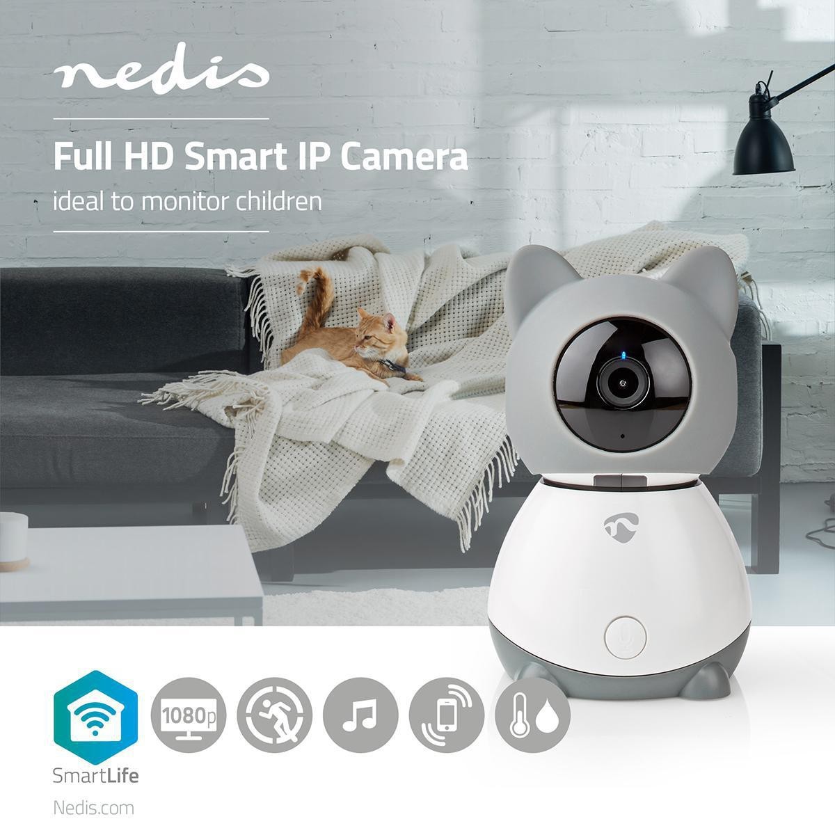 Caméra IP NEDIS  - WIFICI30CGY
