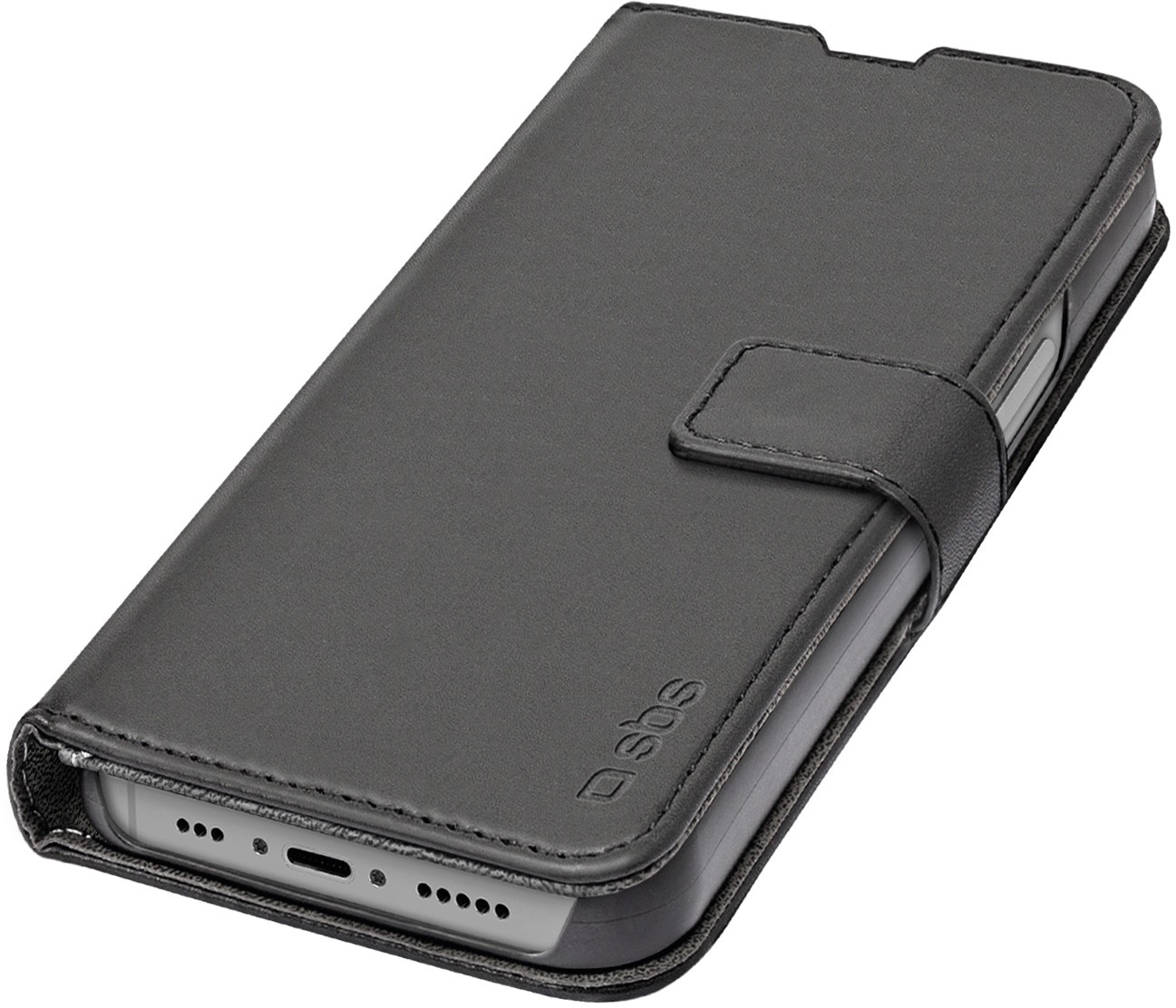 SBS Etui support  de protection Book Wallet avec fonction stand pour iPhone 15  TEBKWALIP1561K